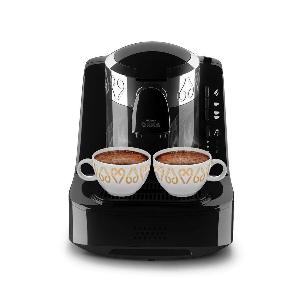 Okka Automatic Turkish Coffee Machine - Black/Chrome Arzum