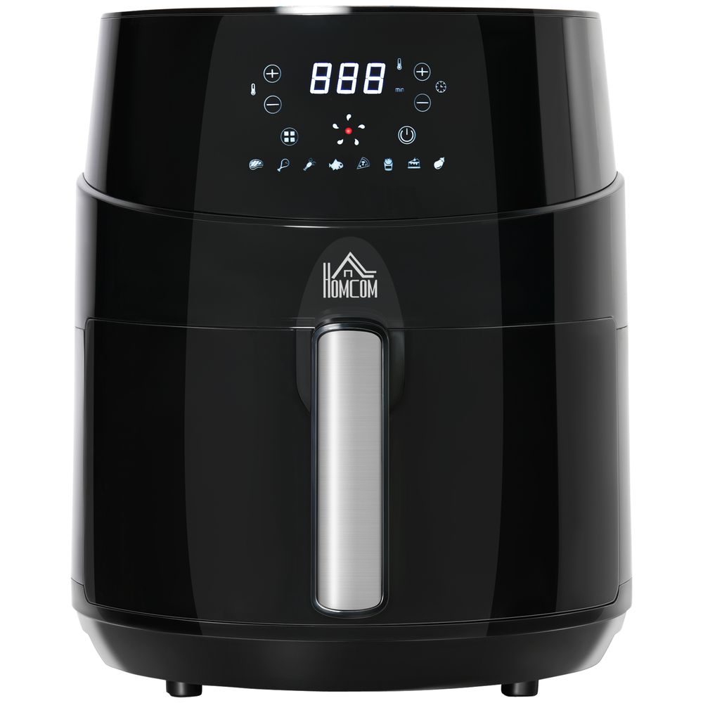 Air Fryer 1500W 4.5L with Digital Display Timer for Low Fat Cooking HOMCOM