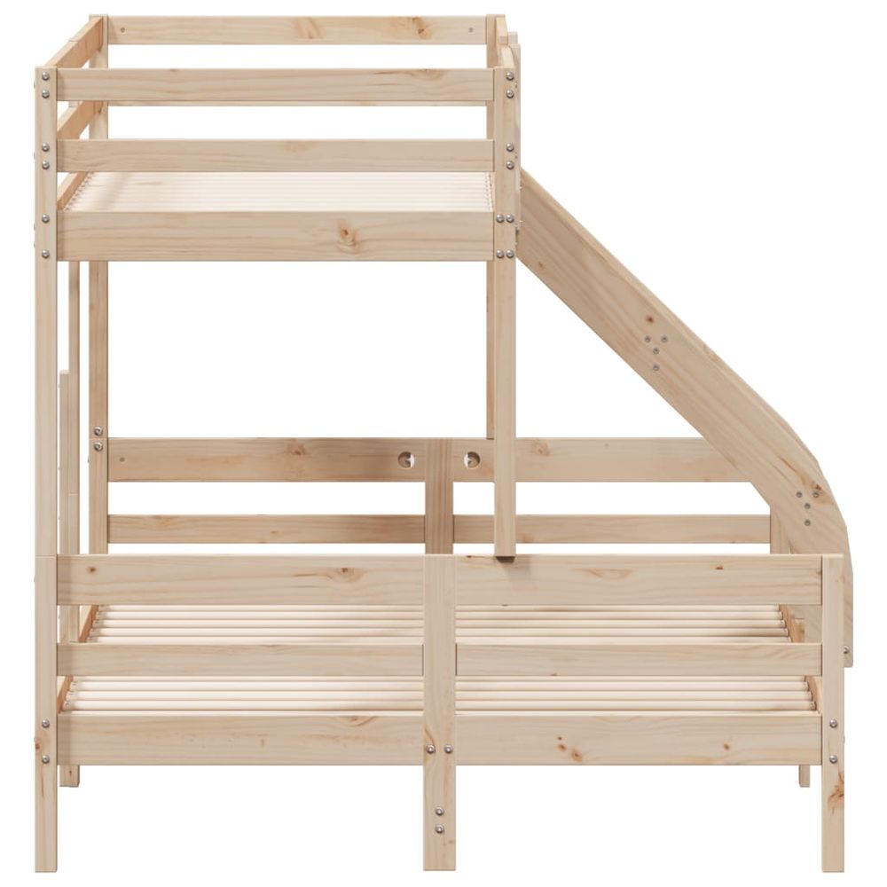 vidaXL Bunk Bed 90x200/140x200 cm Solid Wood Pine vidaXL