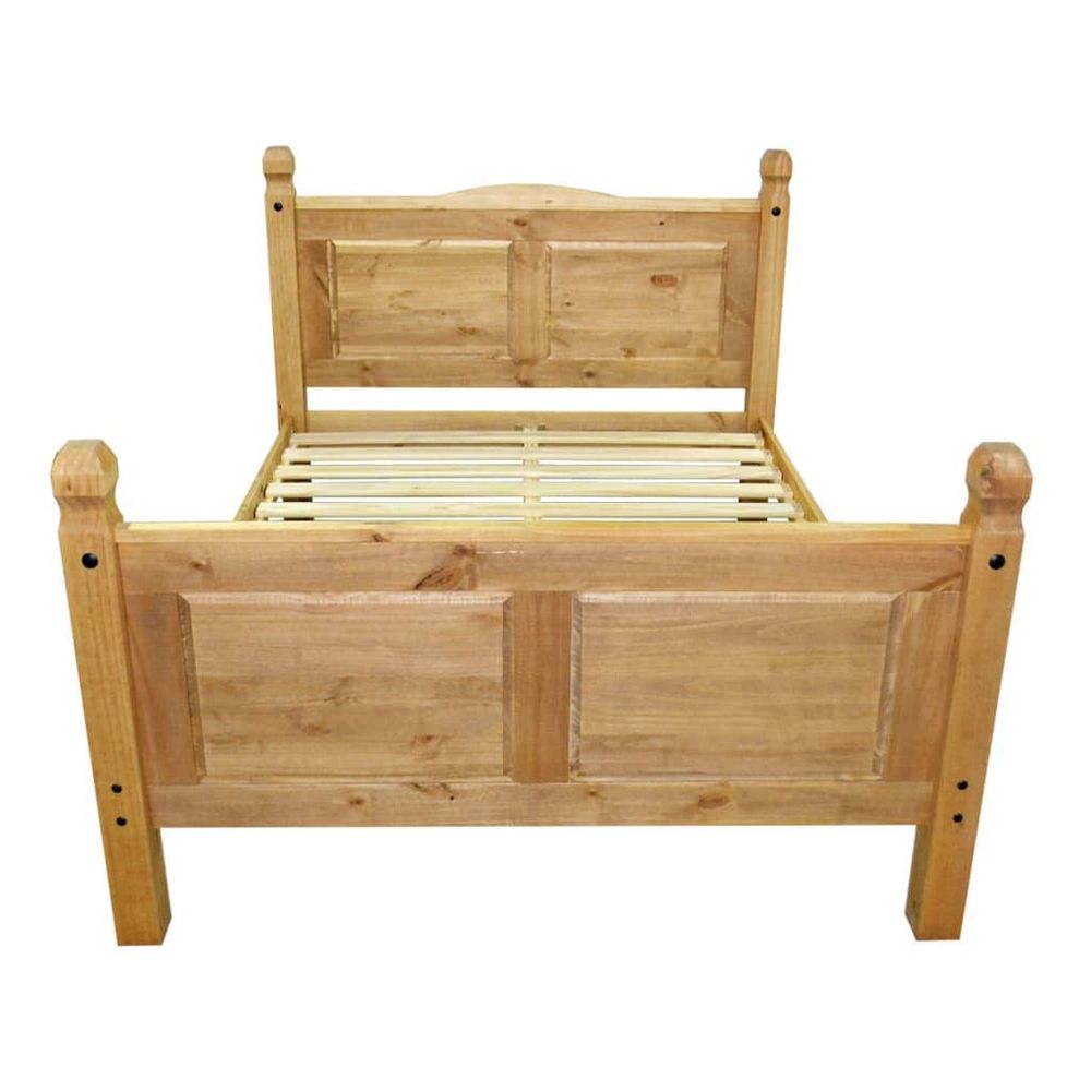 vidaXL Bed Frame Mexican Pine Corona Range 160x200 cm vidaXL