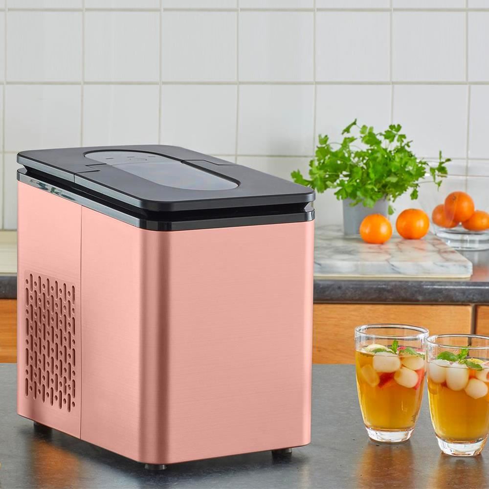 1.7L Electric Ice Cube Maker Machine COPPER Unbranded