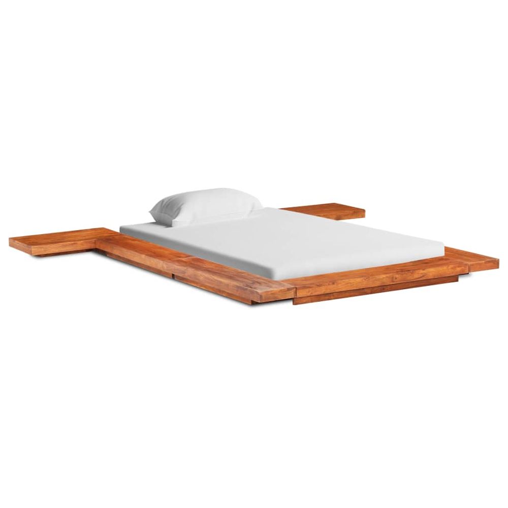 vidaXL Japanese Futon Bed Frame Solid Acacia Wood 100x200 cm vidaXL