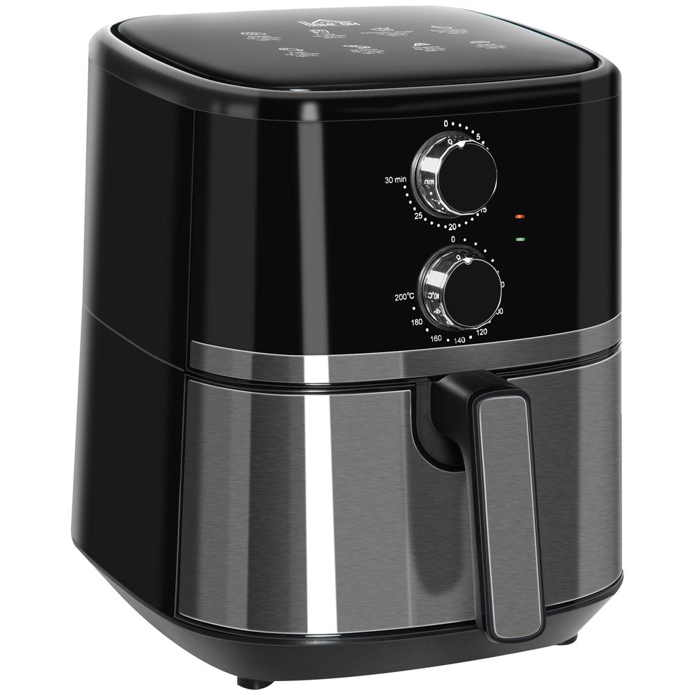 Air Fryer 1500W 4.5L Air Fryers Oven with Rapid Air Circulation Timer HOMCOM Unbranded