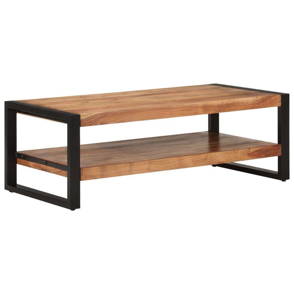 vidaXL Coffee Table 120x55x40 cm Solid Wood Mango solid acacia wood 120 x 55 x 40 cm vidaXL