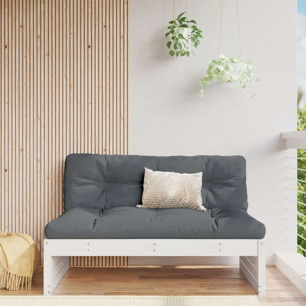 vidaXL Middle Sofa 120x80 cm Solid Wood Pine vidaXL