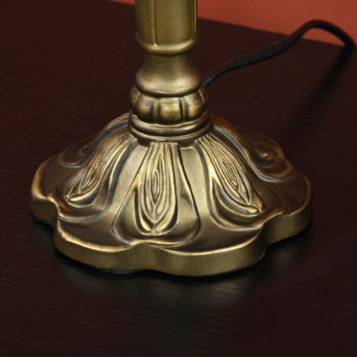 HOMCOM Antique Table Lamp, for Bedroom Bedside, Bulb not Included, Blue AIYAPLAY