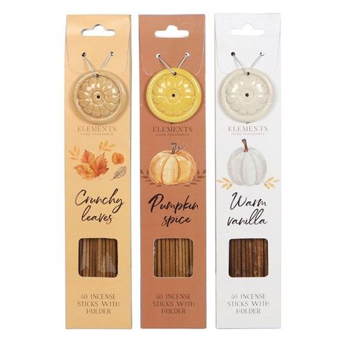 Set of 18 Autumn Accents Incense Sticks N/A