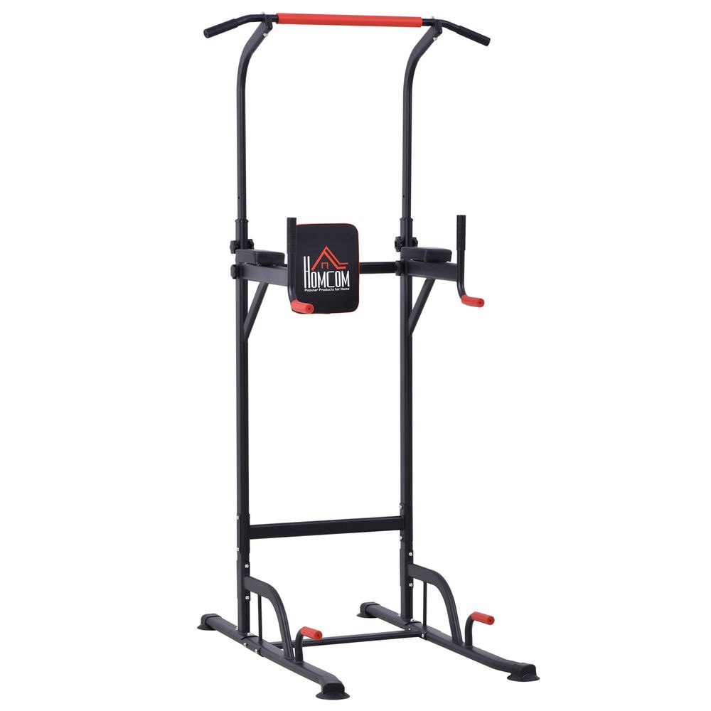 Power Tower Station Pull Up Bar for Home Gym Workout Equipment HOMCOM Unbranded