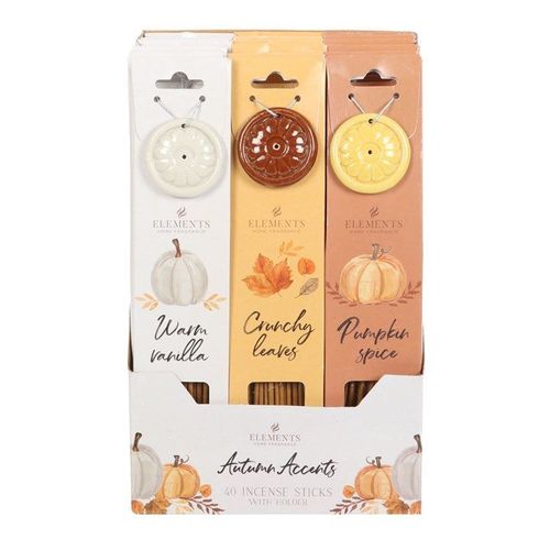 Set of 18 Autumn Accents Incense Sticks N/A
