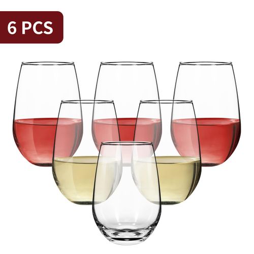 Vinsani Crescent HiBall Glasses 6pcs Vinsani