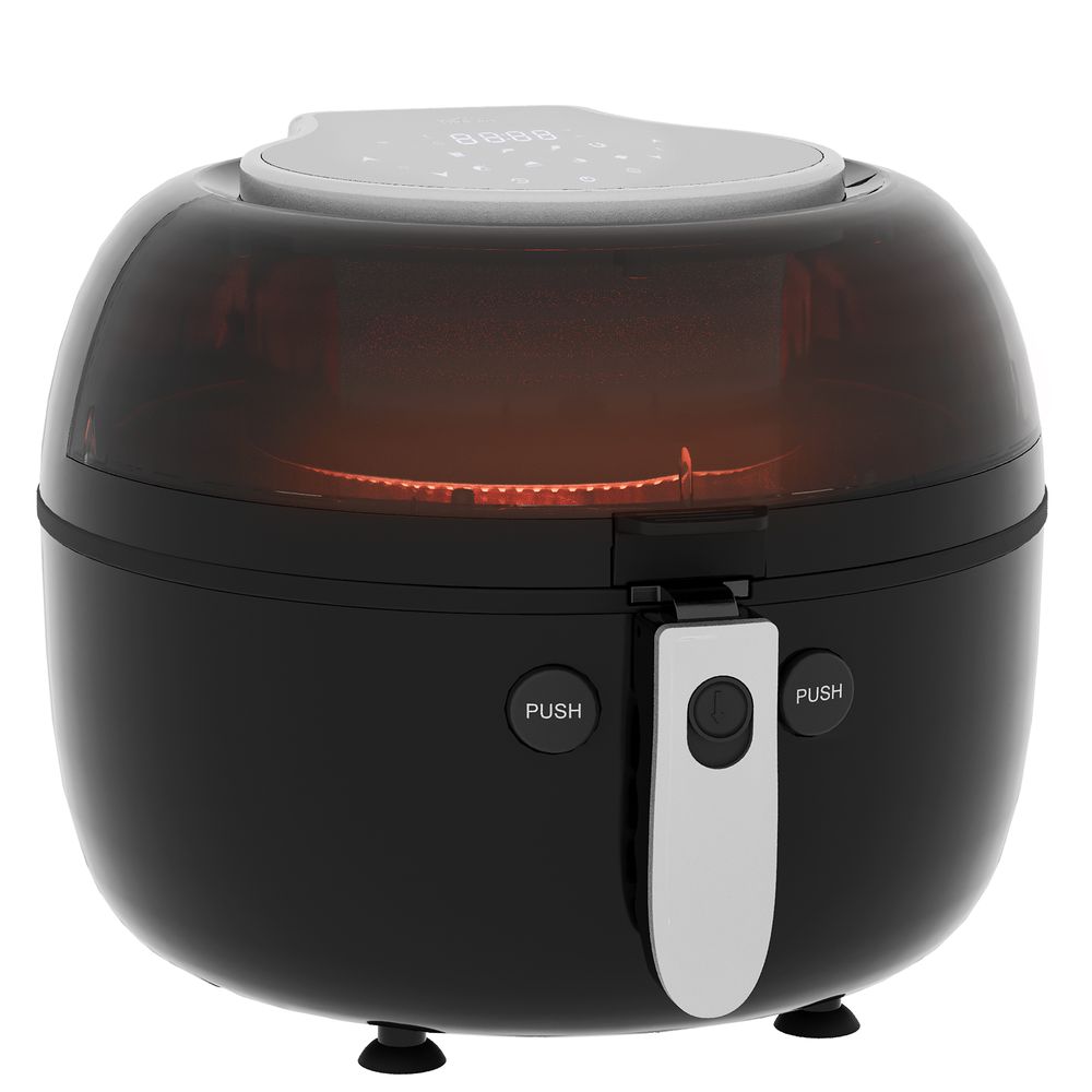 7L Digital Air Fryer w/ Dehydrate 7 Presets Rapid Air Circulation 1500W HOMCOM