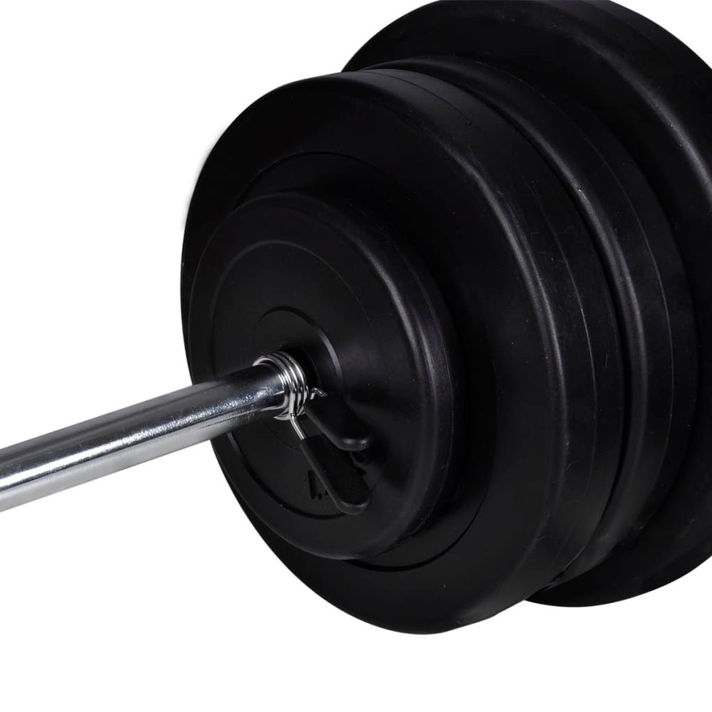 Barbell + 2 Dumbbell Set 60.5kg vidaXL