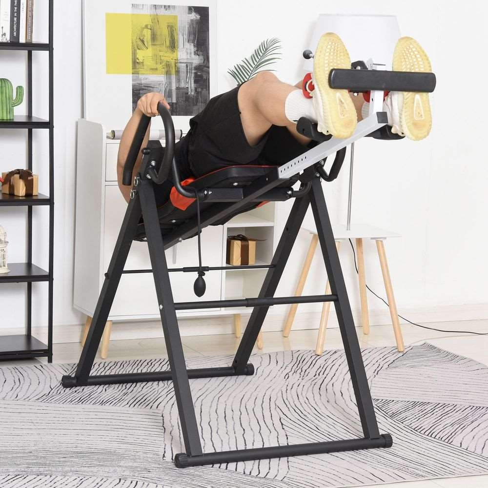 Adjustable Gravity Inversion Table w/ Safety Belt For Muscle Pain HOMCOM Unbranded