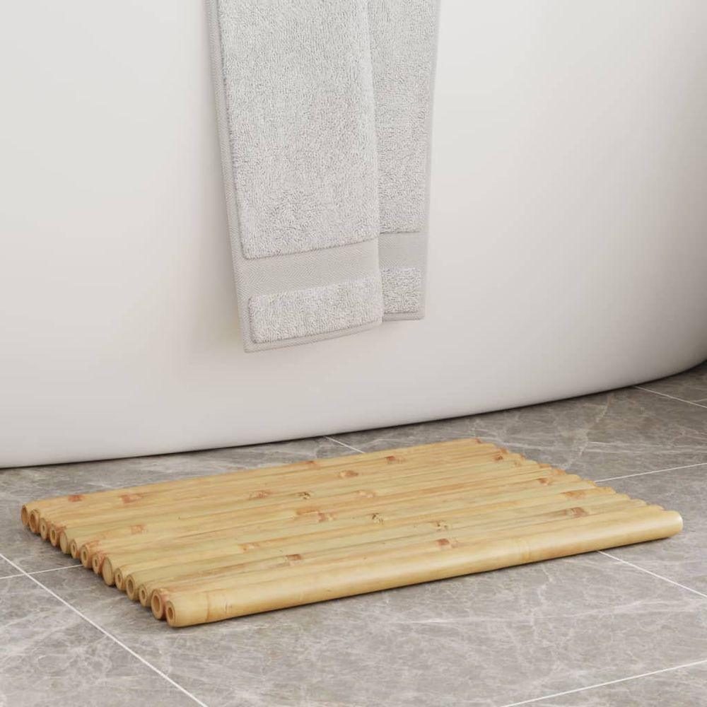 vidaXL Bath Mats 2 pcs 50x35 cm Bamboo vidaXL