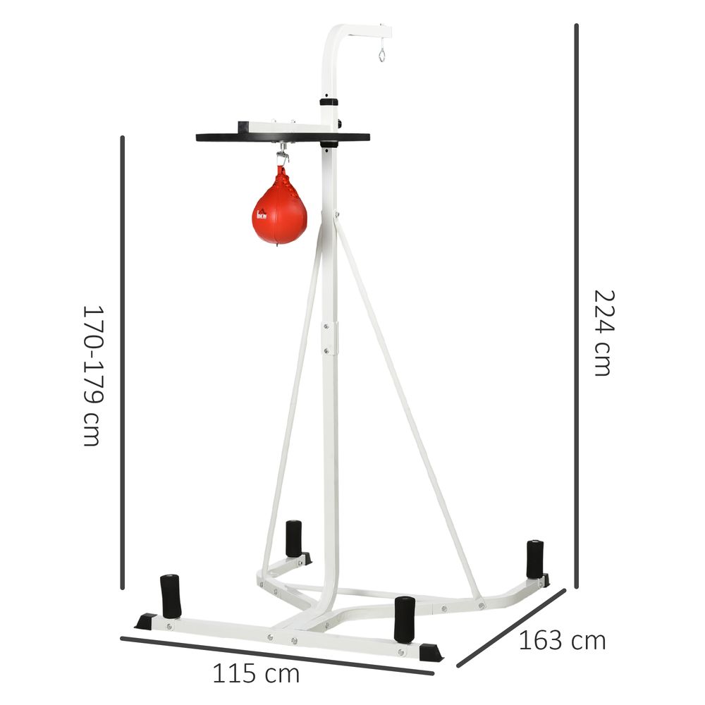 Free-Standing Speed Bag Platform Boxing Punch Bag Fitness Station Stand HOMCOM Unbranded