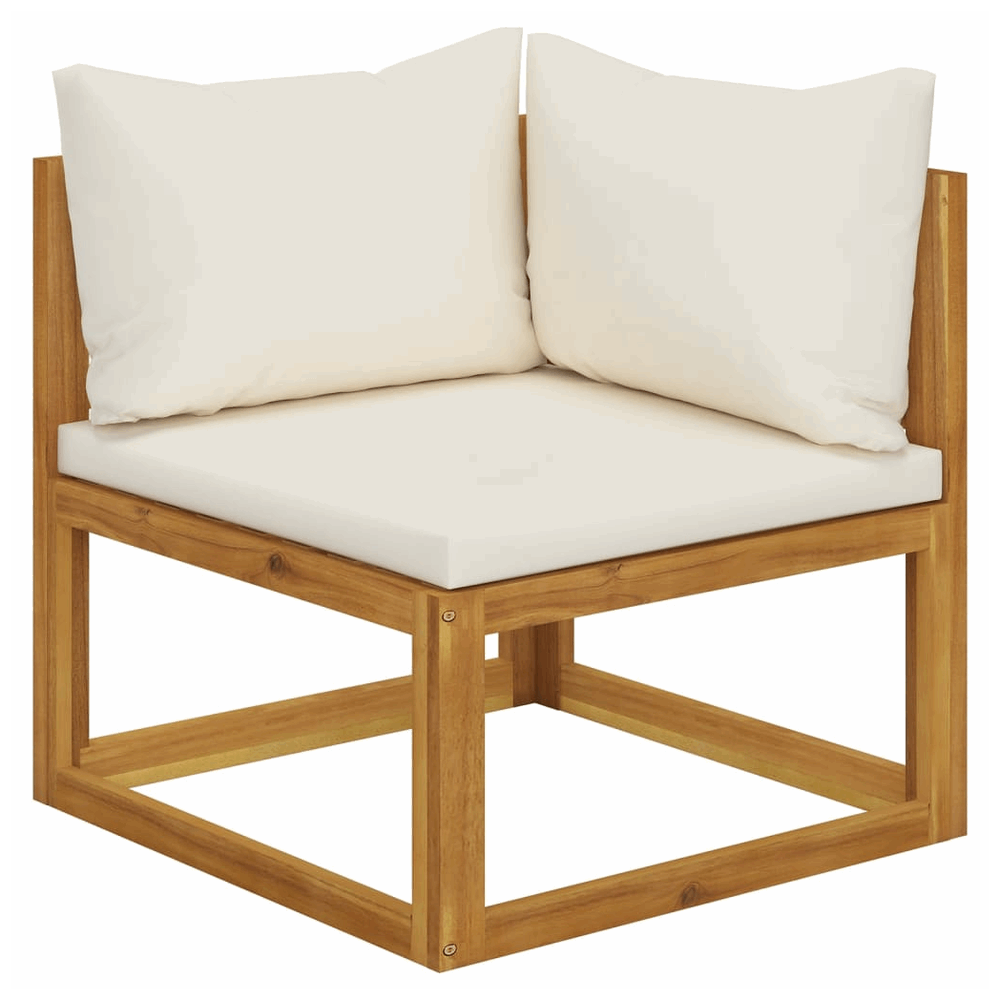 vidaXL 9 Piece Garden Lounge Set with Cushions Solid Wood Acacia vidaXL