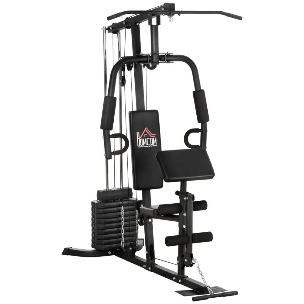 Multifunction Home Gym Machine with 45kg Weight Stack, for Full Body Workout Unbranded