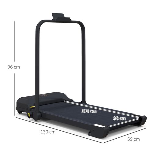 HOMCOM 2.5HP Folding Treadmill Walking Pad with Remote Control, 1-10KM/H HOMCOM