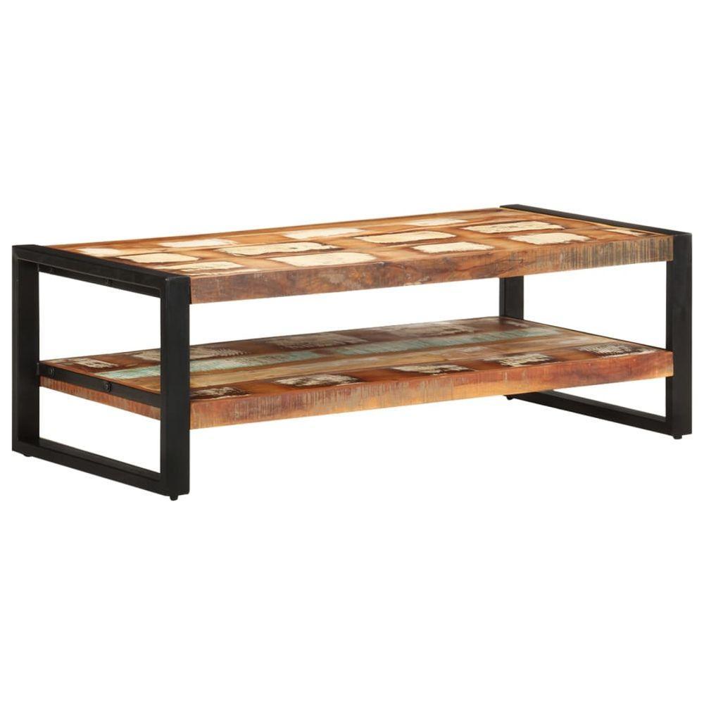 vidaXL Coffee Table 120x55x40 cm Solid Wood Mango solid reclaimed wood 120 x 60 x 40 cm vidaXL