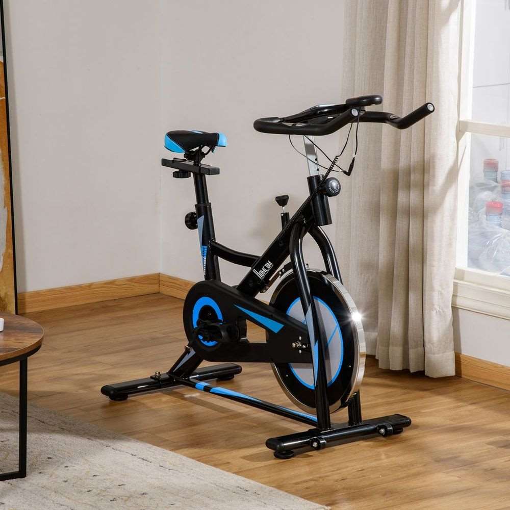 8kg Flywheel Stationary Exercise Bike Indoor Cycling Cardio Workout Bike HOMCOM