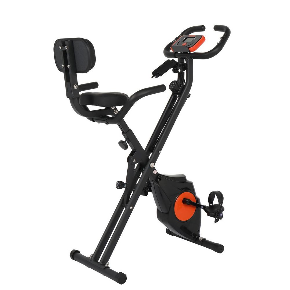 Home Folding Exercise Bike Black N/A