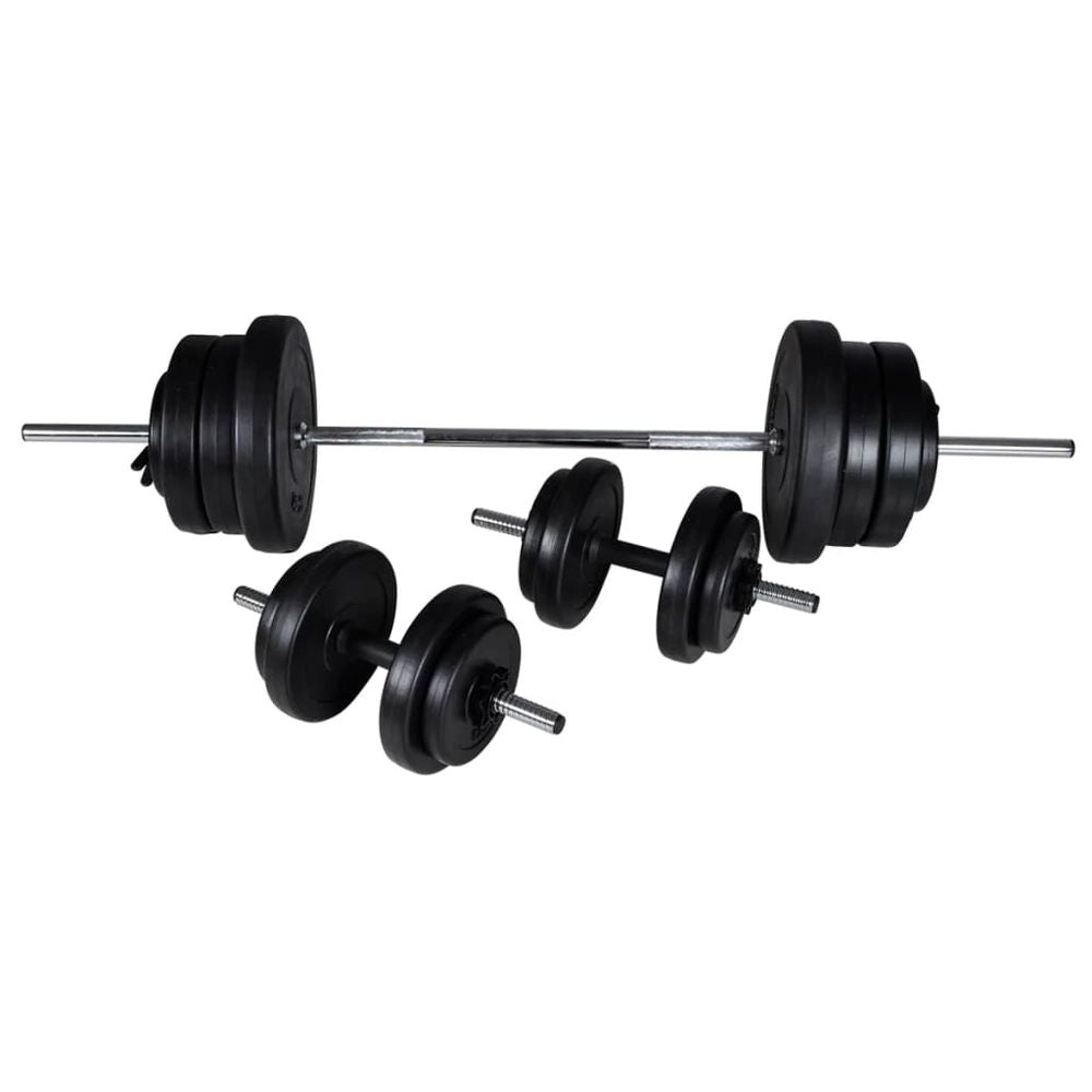 Barbell + 2 Dumbbell Set 60.5kg vidaXL