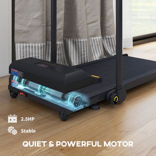 HOMCOM 2.5HP Folding Treadmill Walking Pad with Remote Control, 1-10KM/H HOMCOM