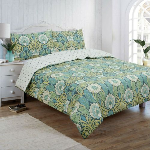 Vantona Chester Damask Duvet Cover Set Double N/A