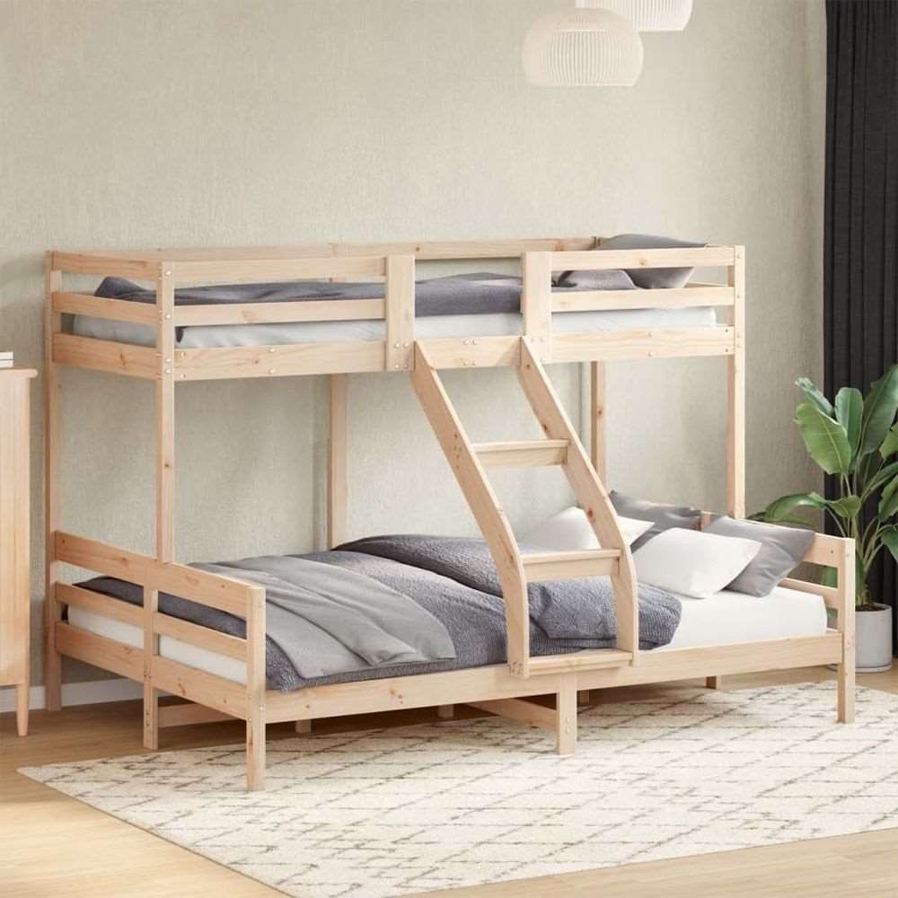 vidaXL Bunk Bed 90x200/140x200 cm Solid Wood Pine vidaXL