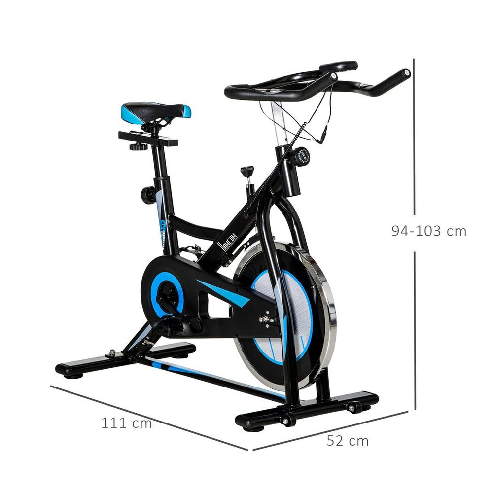 8kg Flywheel Stationary Exercise Bike Indoor Cycling Cardio Workout Bike HOMCOM