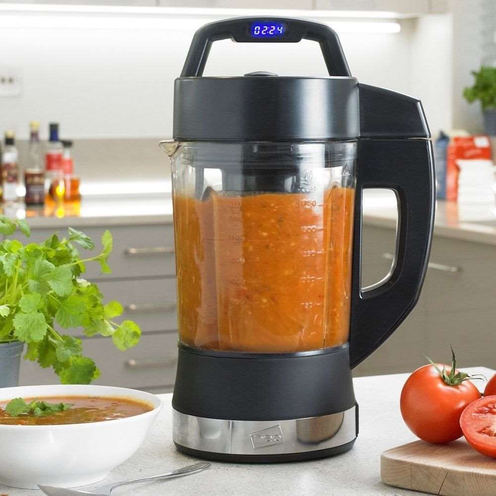 4 in 1 Stainless Steel Digital Soup Maker BLACK Unbranded