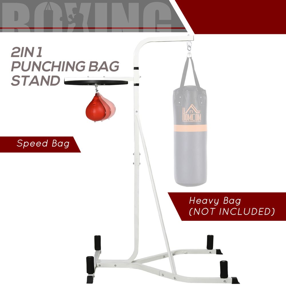 Free-Standing Speed Bag Platform Boxing Punch Bag Fitness Station Stand HOMCOM Unbranded