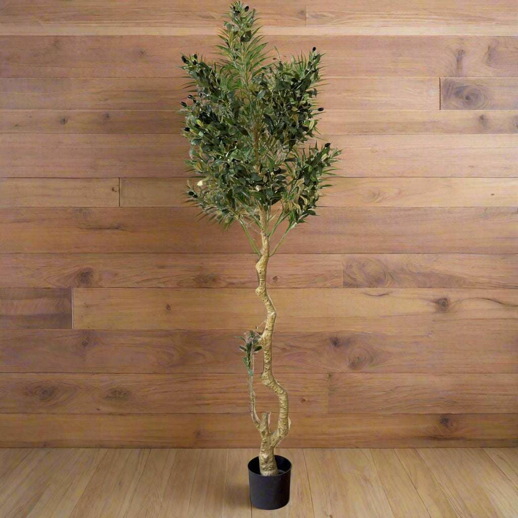Shades 4 Seasons Realistic Artificial Olive Tree GREEN PLASTIC Shades 4 Seasons