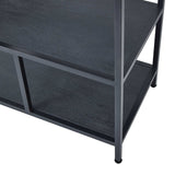 Shades 4 Seasons Multi Shelf Unit - Black Metal Open Display Shades 4 Seasons