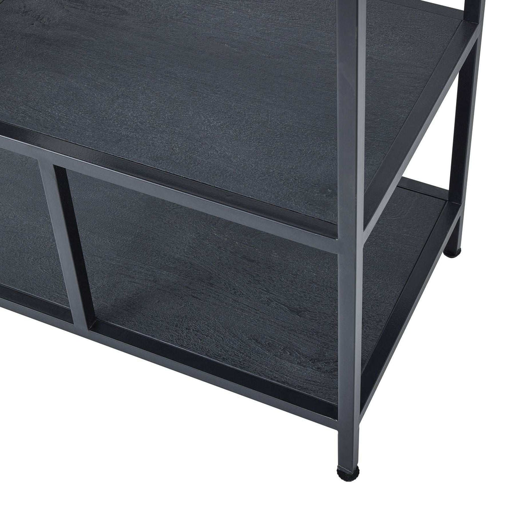 Shades 4 Seasons Multi Shelf Unit - Black Metal Open Display Shades 4 Seasons