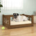 Dog Bed 65.5x50.5x28 cm Solid Wood Pine honey brown VidaXL
