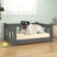 Dog Bed 65.5x50.5x28 cm Solid Wood Pine grey VidaXL