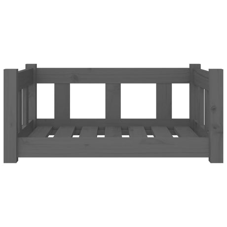 Dog Bed 65.5x50.5x28 cm Solid Wood Pine VidaXL