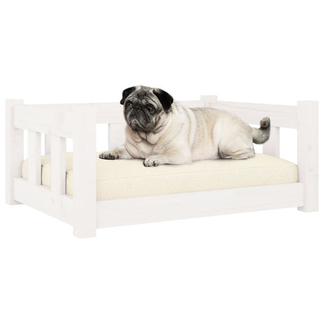 Dog Bed 65.5x50.5x28 cm Solid Wood Pine VidaXL