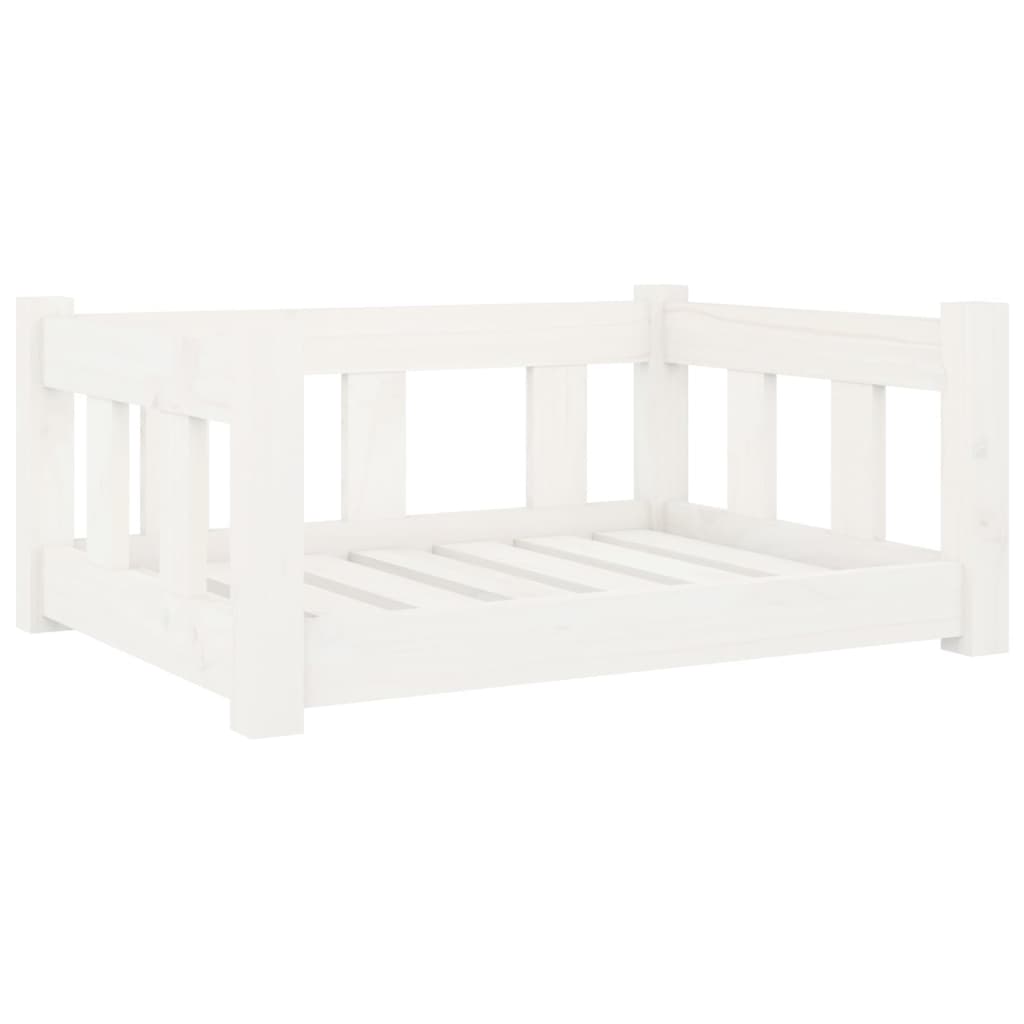Dog Bed 65.5x50.5x28 cm Solid Wood Pine VidaXL