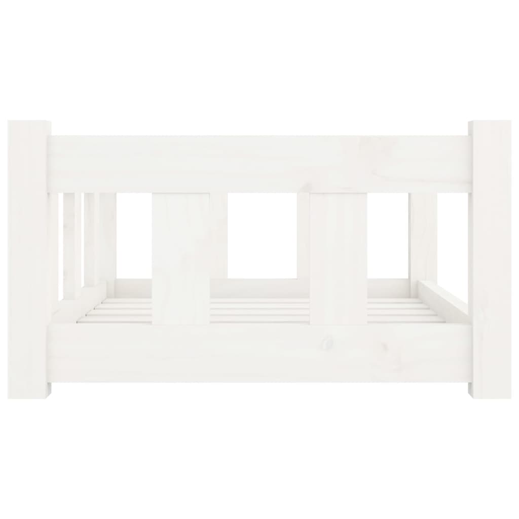 Dog Bed 65.5x50.5x28 cm Solid Wood Pine VidaXL