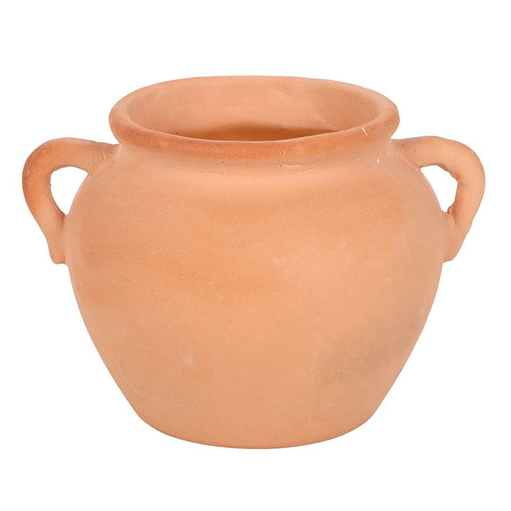 Terracotta Urn Candle Decorative Home Accent N/A