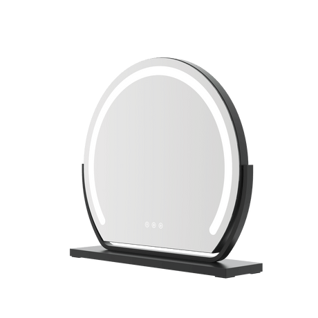 Hollywood Vanity Mirror with LED Lights and Modern Round Design for Makeup Application