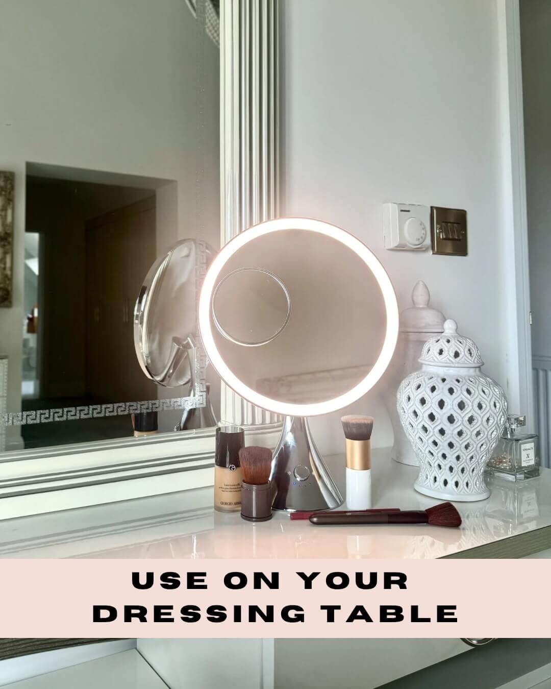 Hollywood Vanity Mirror with Bright LED Lights for Use on Your Dressing Table