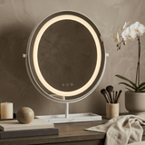 Hollywood Vanity Mirror with Adjustable LED Light and Stylish Stand for Makeup Application