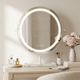 Elegant Hollywood Vanity Mirror with LED Lights, ideal for makeup and grooming in any setting