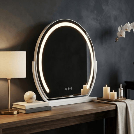 Stylish Hollywood Vanity Mirror with LED Lighting for Elegant Home Decor