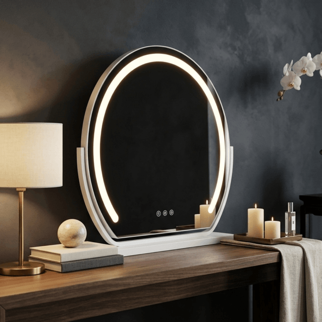 Stylish Hollywood Vanity Mirror with LED Lighting for Elegant Home Decor