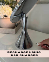 Stylish Vanity Mirror with USB charger for easy recharging and adjustable viewing angles