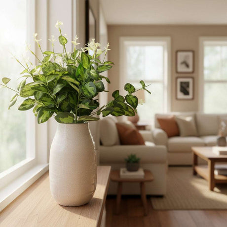 Shades 4 Seasons Variegated Leaf Spray for Home Decor Shades 4 Seasons